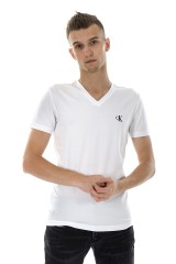 T-shirt V-NECK WHITE CALVIN KLEIN JEANS