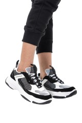 Sneakersy MAYA WHITE/BLACK CALVIN KLEIN JEANS