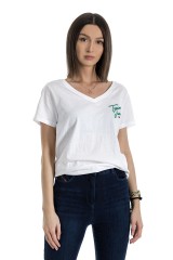 T-shirt ESSENTIAL V-NECK TEE WHITE TOMMY JEANS
