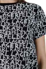 T-shirt ALL OVER GRAFFITI LOGO KARL LAGERFELD