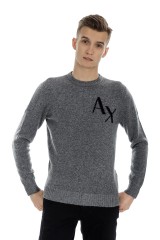 Sweter z dodatkiem wełny AX ARMANI EXCHANGE