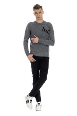 Sweter z dodatkiem wełny AX ARMANI EXCHANGE