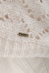 Sweter z domieszką wełny w literę V ELIA PEPE JEANS