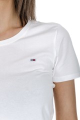 T-shirt z klasycznym logo biały TOMMY JEANS