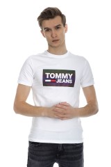 T-shirt biały STRETCH TEE TOMMY JEANS