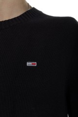 Sweter z klasycznym logo czarny ESSENTIAL CREW TOMMY JEANS