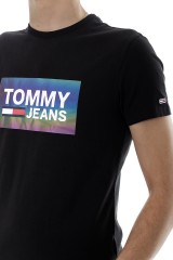 T-shirt czarny STRETCH TEE TOMMY JEANS