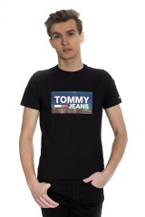 T-shirt czarny STRETCH TEE TOMMY JEANS