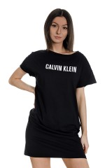 Sukienka z logo czarna CALVIN KLEIN