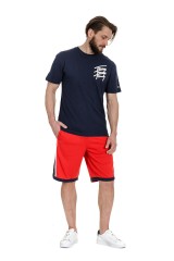 T-shirt granatowy TOMMY REPEAT SCRIPT TOMMY JEANS