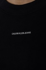 Bluza wkładana z logo czarna CALVIN KLEIN JEANS
