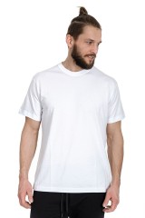 T-shirt z logo na rękawie biały VERSACE JEANS COUTURE