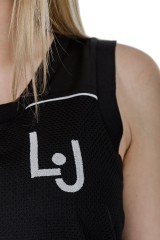 Sukienka z logo czarna LIU JO