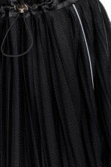 Sukienka plisowana ze ściągaczem czarna LIU JO