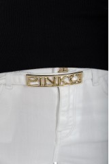 Spodnie jeansowe z paskiem FANNIE 15 PINKO