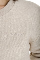 Bluza wkładana z małym logo beżowa GUESS