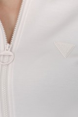 Bluza rozpinana z logo beżowa GUESS