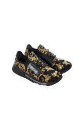 Sneakersy czarne PRINTED LOGO VERSACE JEANS COUTURE