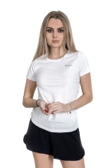 T-shirt z małym logo biały BELLROSE PEPE JEANS