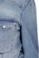 Koszula jeansowa z logo PATRIZIA PEPE