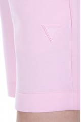 Szorty dresowe z logo różowe GUESS