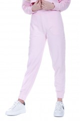 Spodnie dresowe z logo różowe GUESS