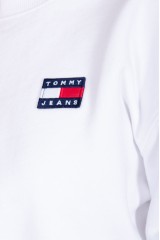 Bluza wkładana ze ściągaczem biała TOMMY JEANS