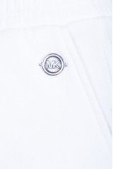 Szorty dresowe z logo białe MICHAEL KORS