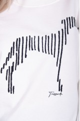 Bluza wkładana z logo TRUSSARDI JEANS