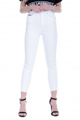 Spodnie jeansowe białe SYLVIA SKINNY TOMMY JEANS