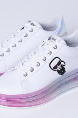 Sneakersy z transparentną podeszwą IKONIC KARL LAGERFELD