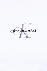 T-shirt z klasycznym logo biały CALVIN KLEIN JEANS