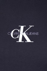 T-shirt z klasycznym logo czarny CALVIN KLEIN JEANS