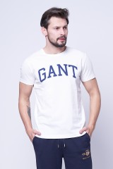 T-shirt z logo ARCH OUTLINE GANT