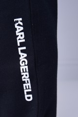 Spodnie dresowe z logo na nogawce KARL LAGERFELD