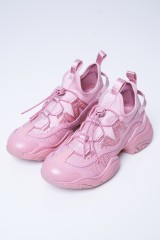 Sneakersy różowe KROSSLACE KARL LAGERFELD