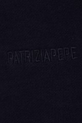 Spodnie dresowe z logo czarne PATRIZIA PEPE