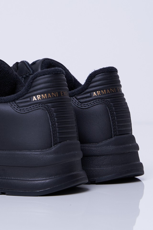 Sneakersy czarne z logo ARMANI EXCHANGE