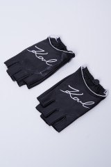 Rękawiczki z logo KARL LAGERFELD