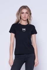T-shirt czarny BUSSOLOTTO PINKO