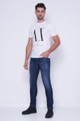 T-shirt AX FRONT PRINT WHITE ARMANI EXCHANGE