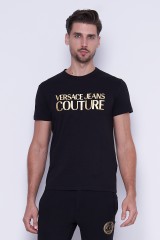 T-shirt z klasycznym logo VERSACE JEANS COUTURE