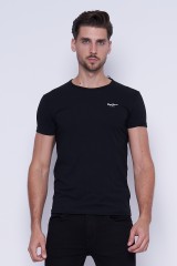 T-shirt czarny ORIGINAL BASIC 3 PEPE JEANS