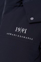 Płaszcz zimowy z logo na plecach ARMANI EXCHANGE