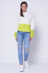 Sweter CHUNKY COLORBLOCK TOMMY JEANS
