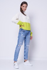 Sweter CHUNKY COLORBLOCK TOMMY JEANS