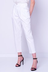 Spodnie białe materiałowe SILVIAN HEACH