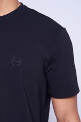 T-shirt z małym logo na piersi ARMANI EXCHANGE