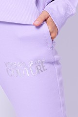 Spodnie dresowe fioletowe LOGO THICK FOIL VERSACE JEANS COUTURE