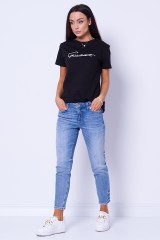Spodnie jeansowe z przetarciami ARMANI EXCHANGE